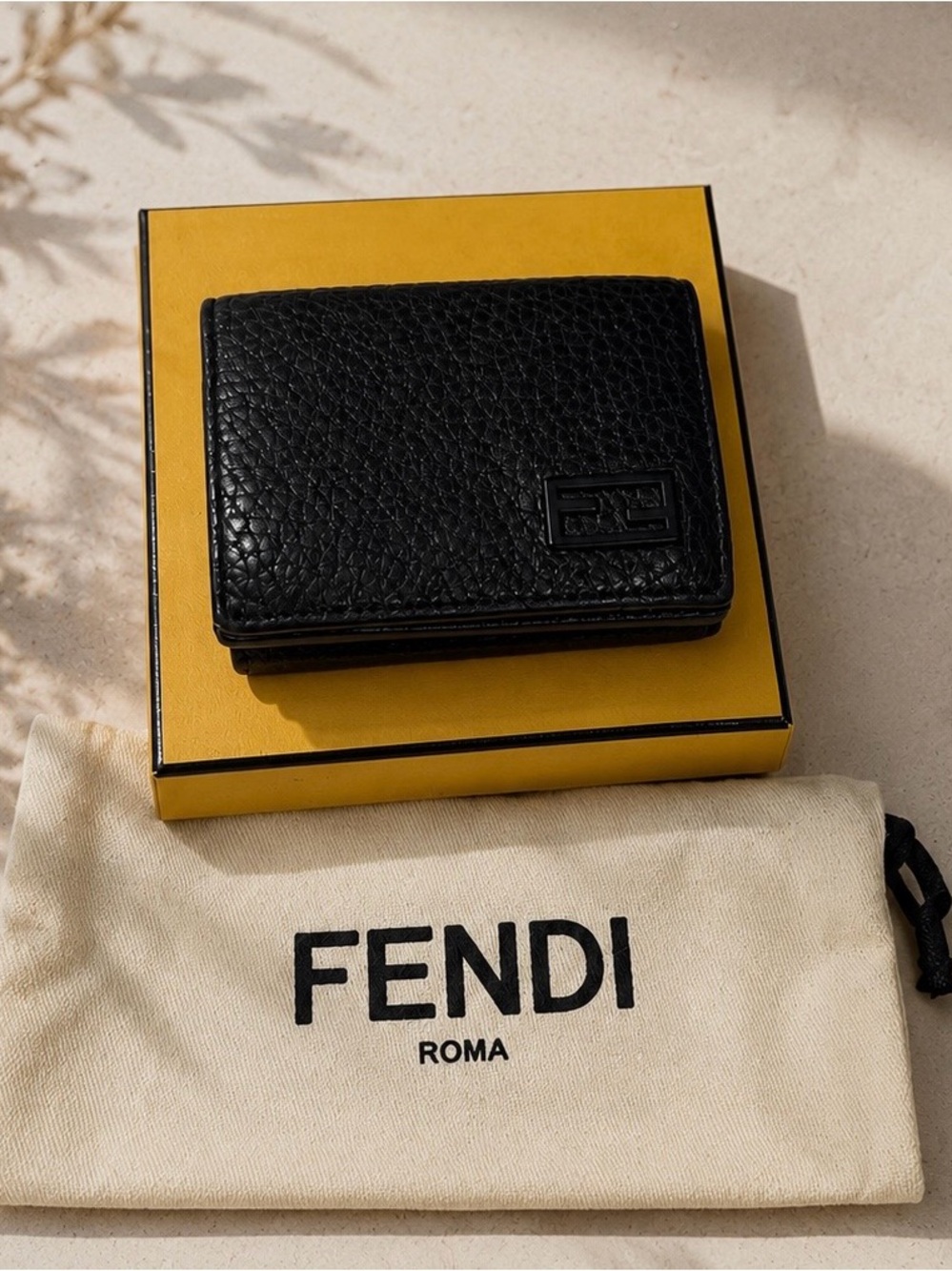 Fendi Leather Bifold Wallet